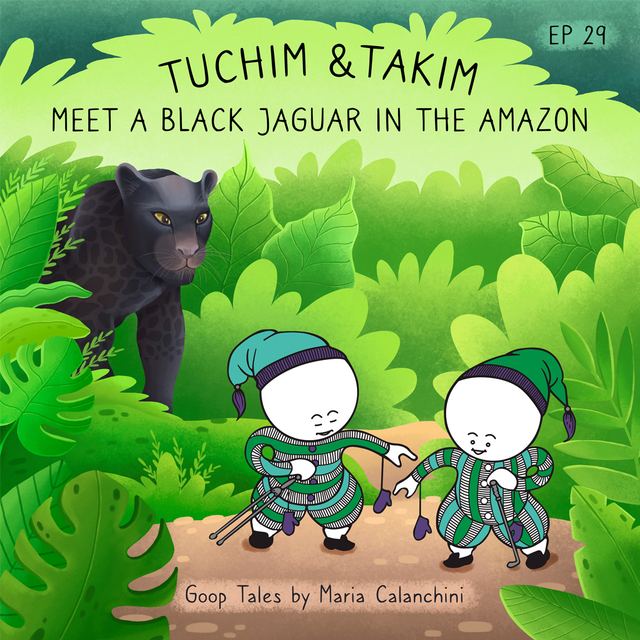 Cover art for Tuchim and Takim Meet A Black Jaguar in The Amazon