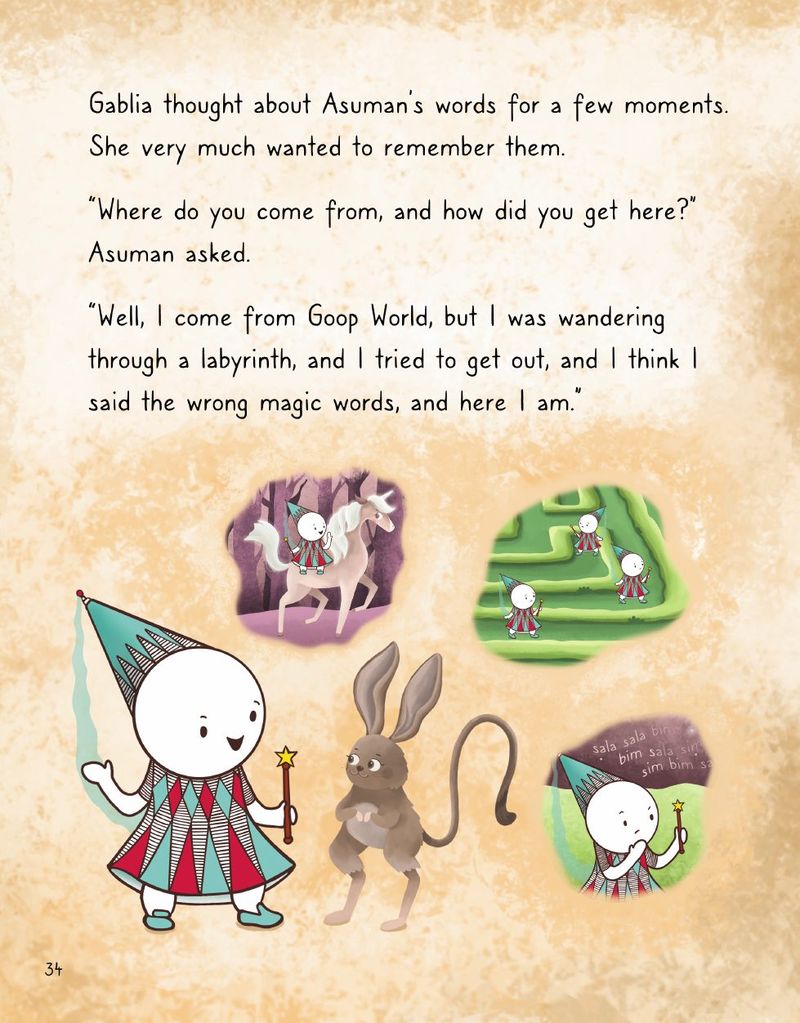 Inside page 2 from Gablia and the Turkish Fairy Chimneys