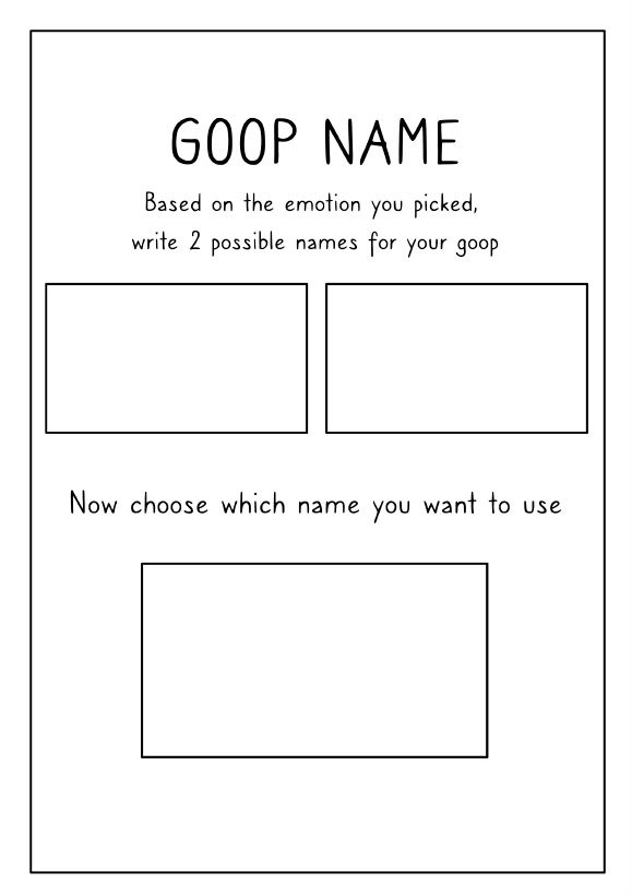 Name your Goop page