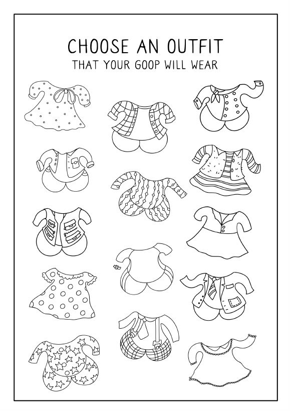 Dress your Goop page
