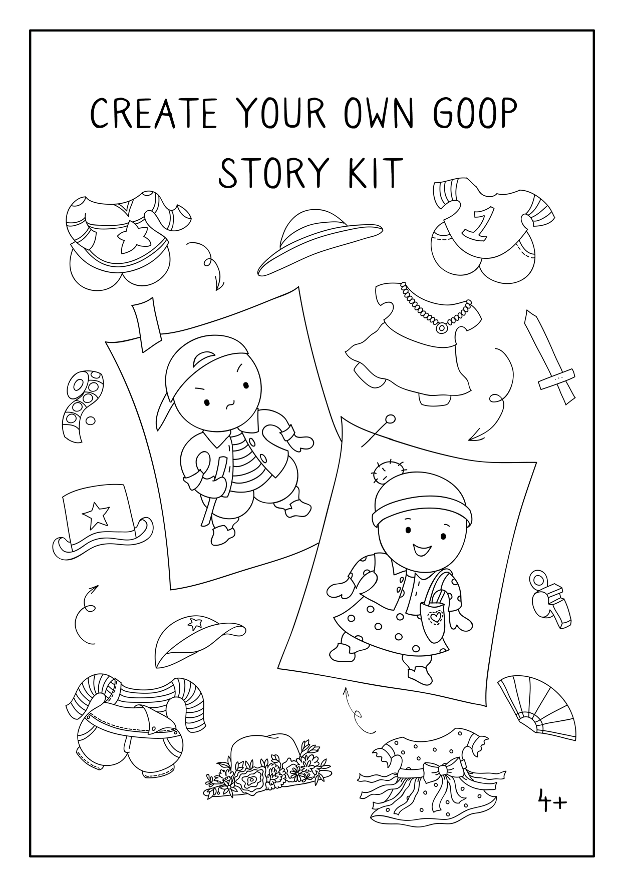 Goop Tales printable kit cover